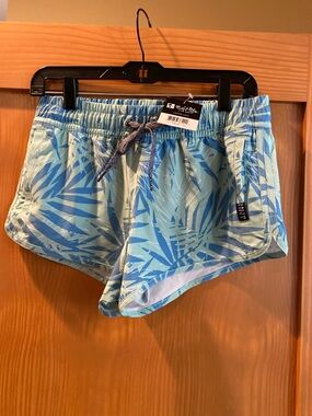 Salt Life Women’s Boardshorts/Shorts Mint Green/Aqua Tropical 2.5” Inseam Sz S